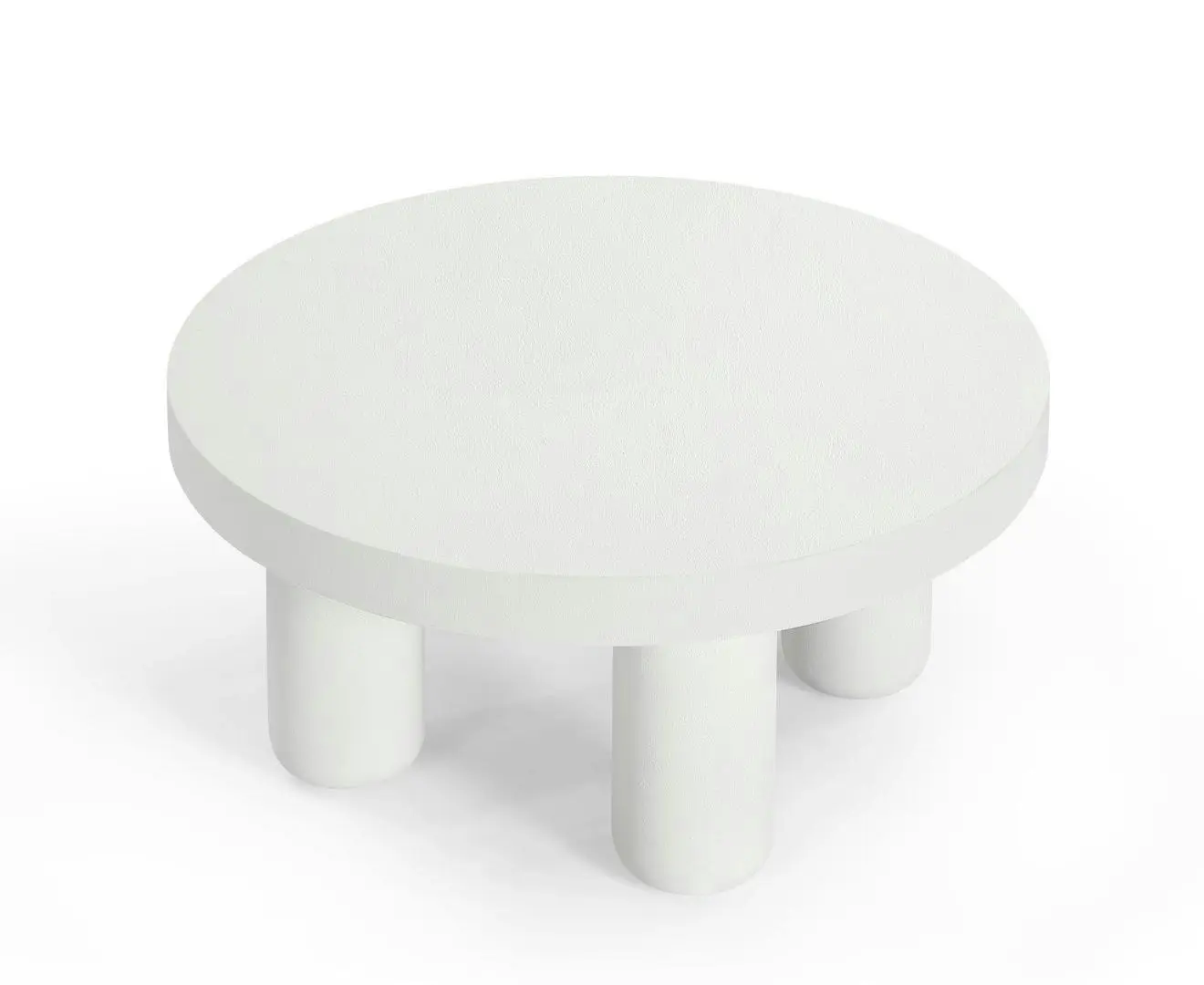 Julia White Round Coffee Table