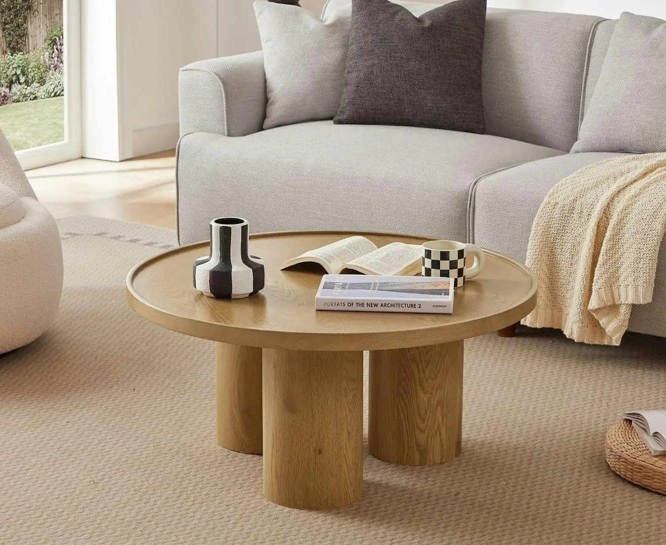 Tanner Narural Wooden Coffee Table