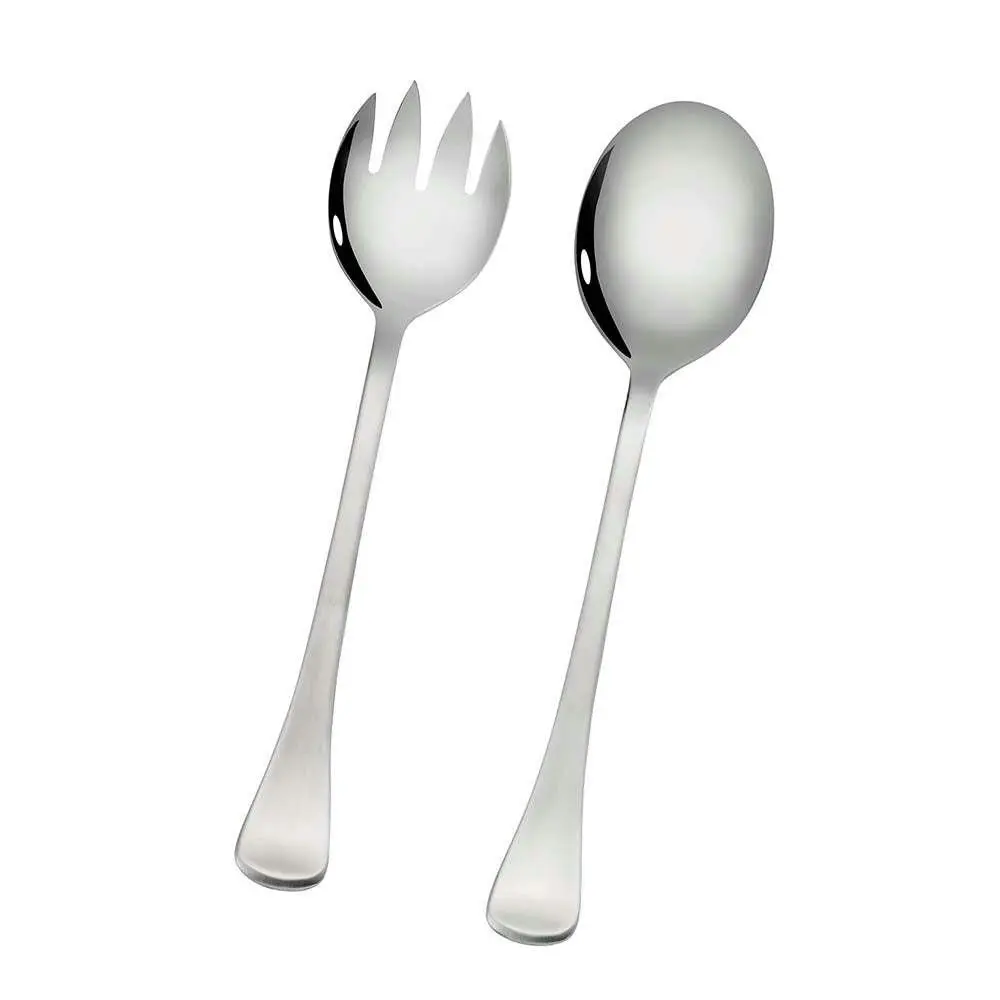 2pc Stanley Rogers Metropolitan Salad Servers Spoon/Fork Stainless Steel Set