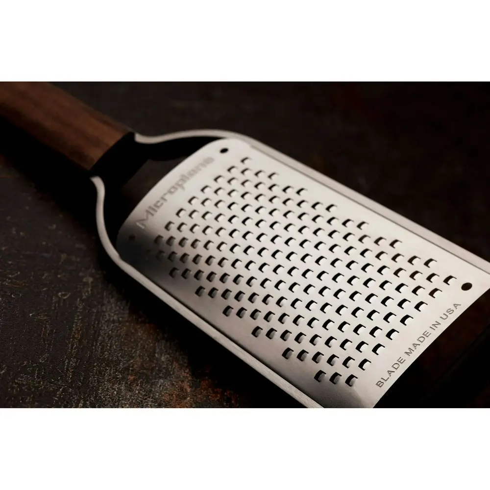 Microplane Master Series Coarse Grater Stainless Steel Vegetable Zester Brown