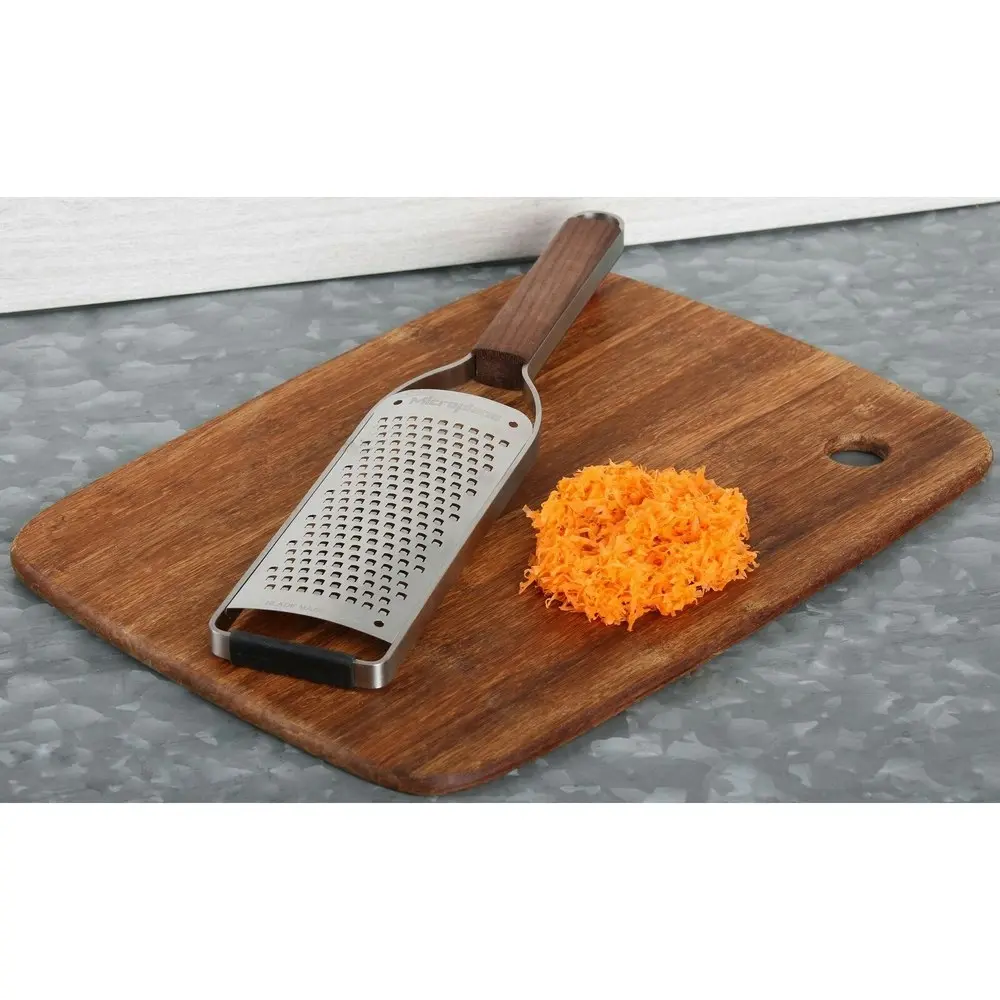 Microplane Master Series Coarse Grater Stainless Steel Vegetable Zester Brown