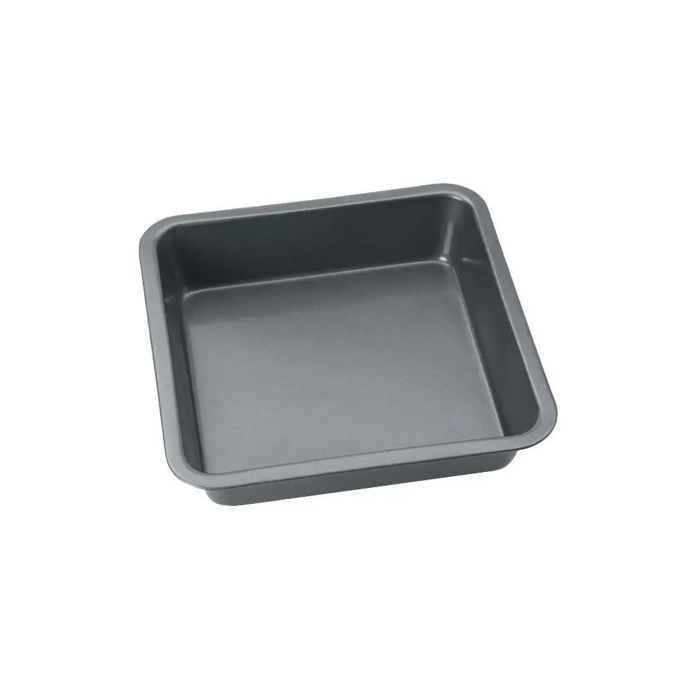 3PK Wiltshire Easybake Non-Stick Square Cake Baking Pan Oven Safe Tin 20x5cm