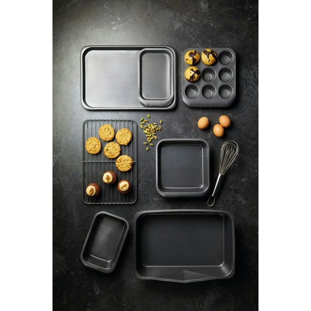 7pc MasterCraft Smart Space Non-Stick Stacking Bakeware Pan/Tray Cooking Set