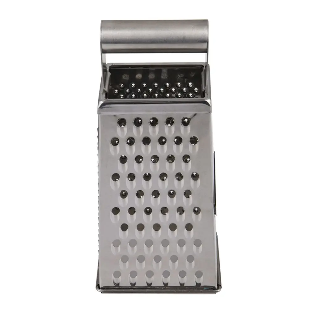 2x Appetito Stainless Steel Deluxe Grater 4-Sided Home/Kitchen Cooking Tool