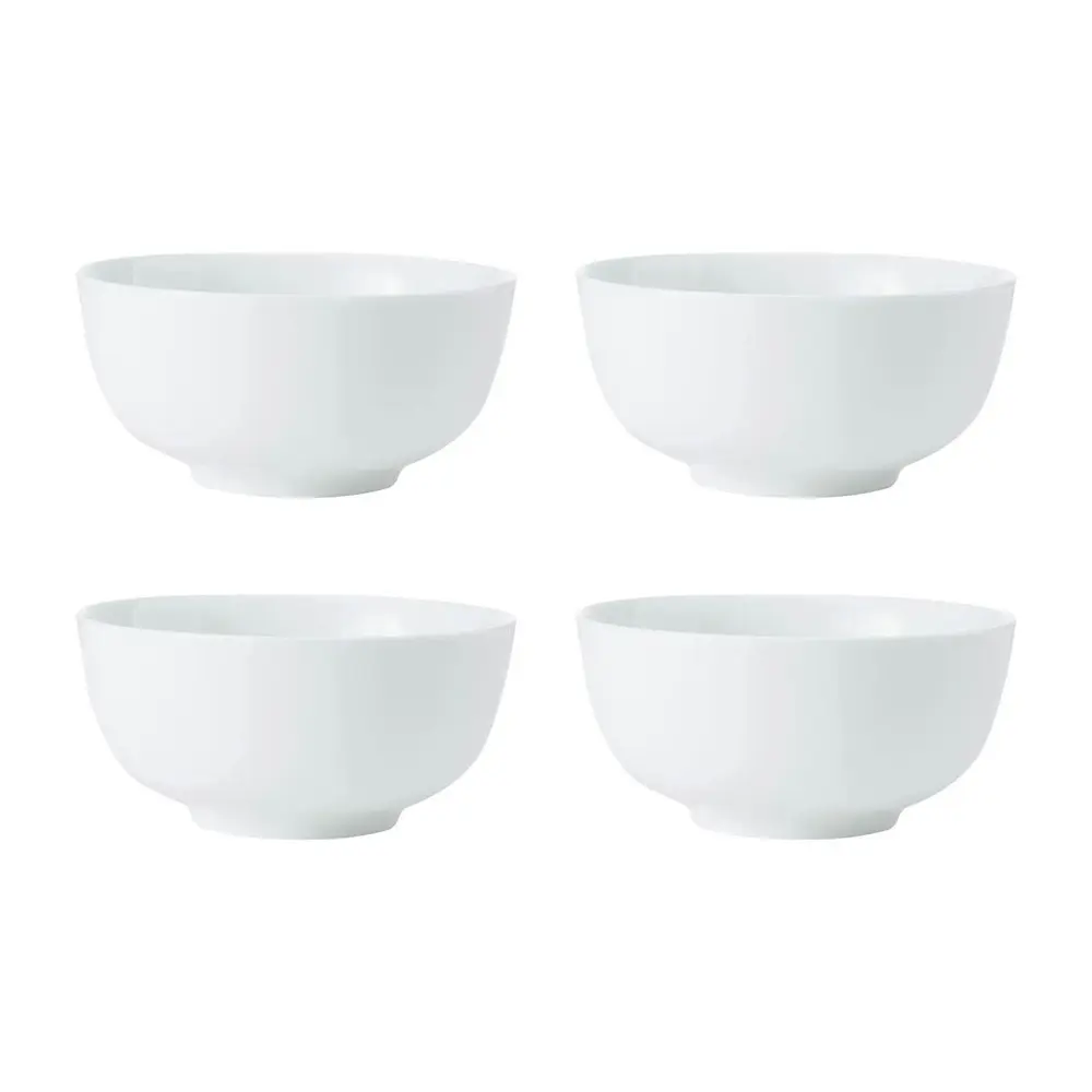 12pc Mikasa Chalk Kitchen Porcelain Dinner Tableware Dining Set, White