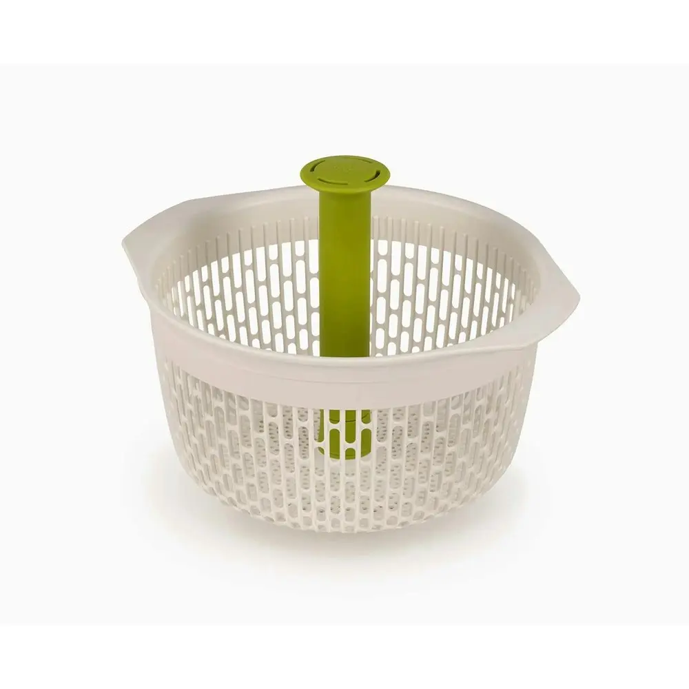 Joseph & Joseph Spindola In-sink Salad-spinning Colander Kitchen Tool WHT/Green