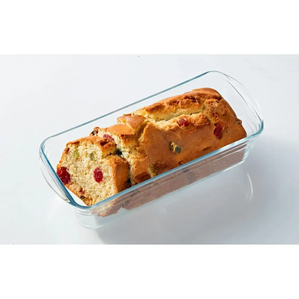 Cuisine 28x10cm Glass Loaf Dish Baking/Cooking Kitchen Oven Mould/Tray Clear