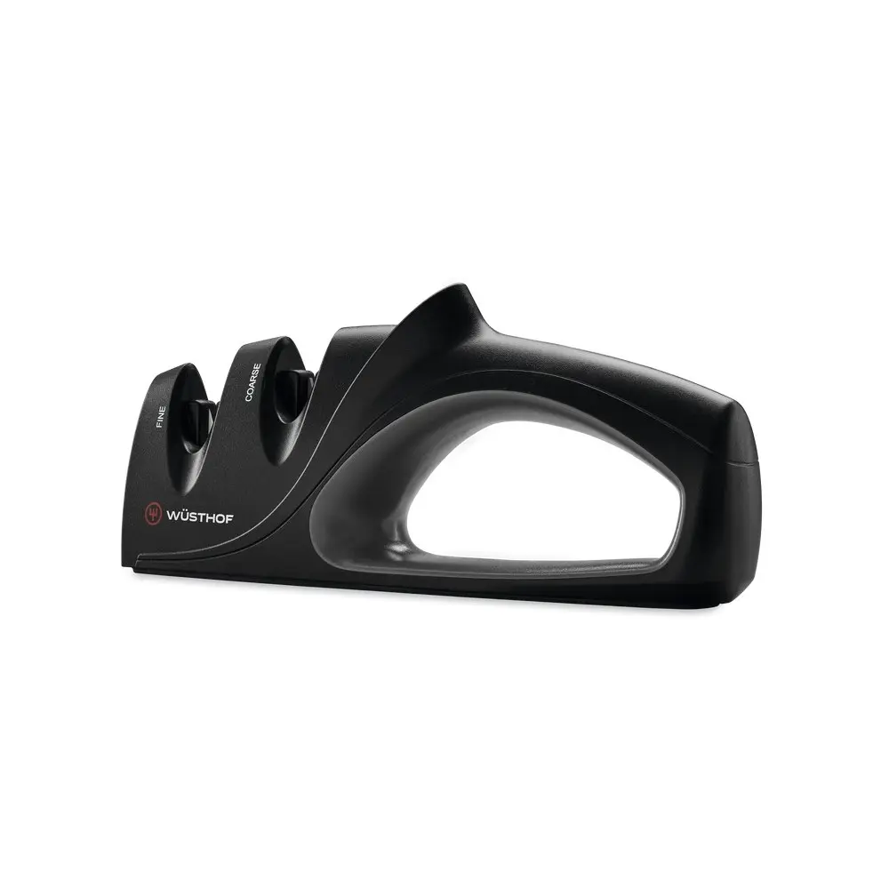 Wusthof Ceramic Two-Stage Hand-Held Knife Sharpener/Sharpening Blade Edge BLK