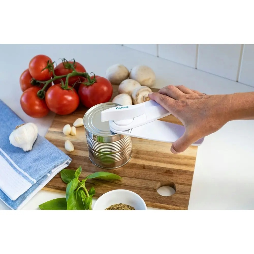 Culinare Easican Stainless Steel Kitchen Can Lid Opener Manual Handheld White