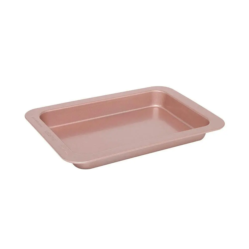 Wiltshire Rose Gold Non-Stick Rectangular Slice Bakeware Pan Tin 27.5cm