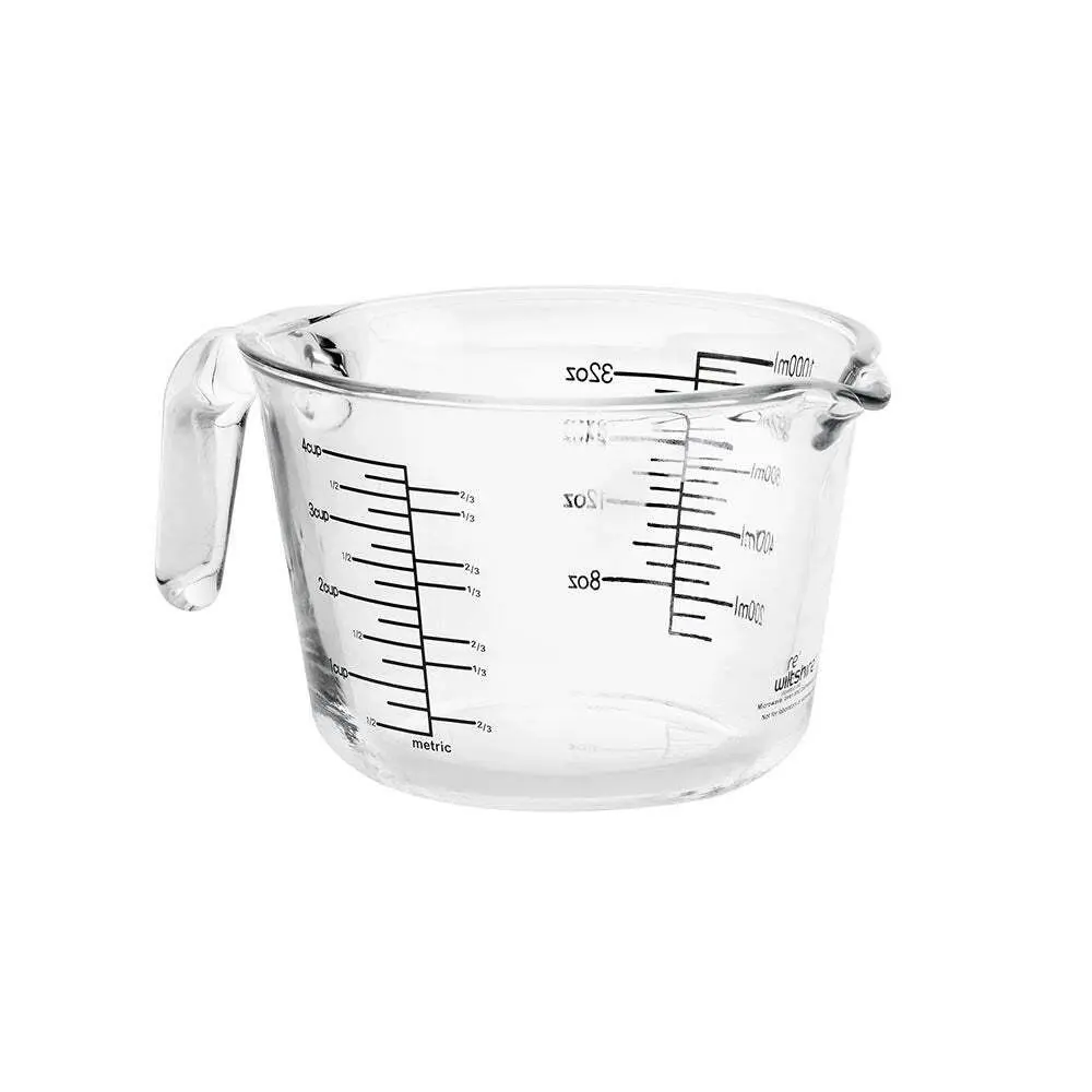 Wiltshire Kitchen Glass Australian Metric Baking Measuring Jug 1000ml/4 Cups