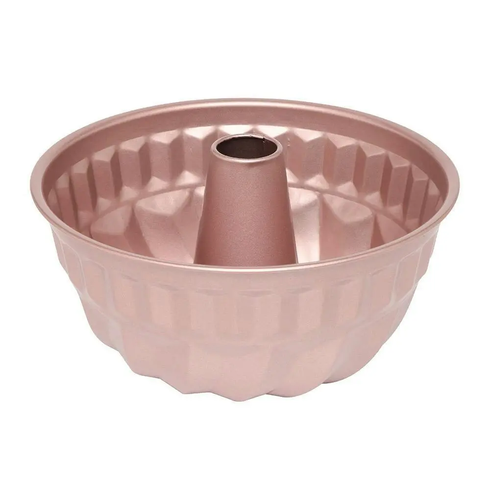 Wiltshire Rose Gold Non-Stick Round Bundt Pan Oven Safe Baking Tin 21cm