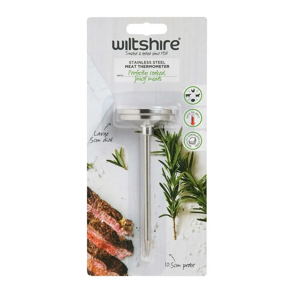 Wiltshire Stainless Steel 5cm Dial Meat Temperature Kitchen Thermometer