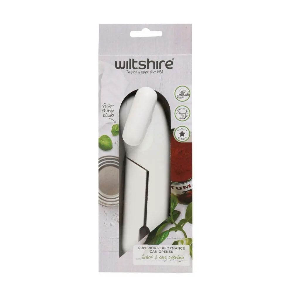 Wiltshire Superior Performance Sharp Bladed Kitchen Can Opener Utensil White