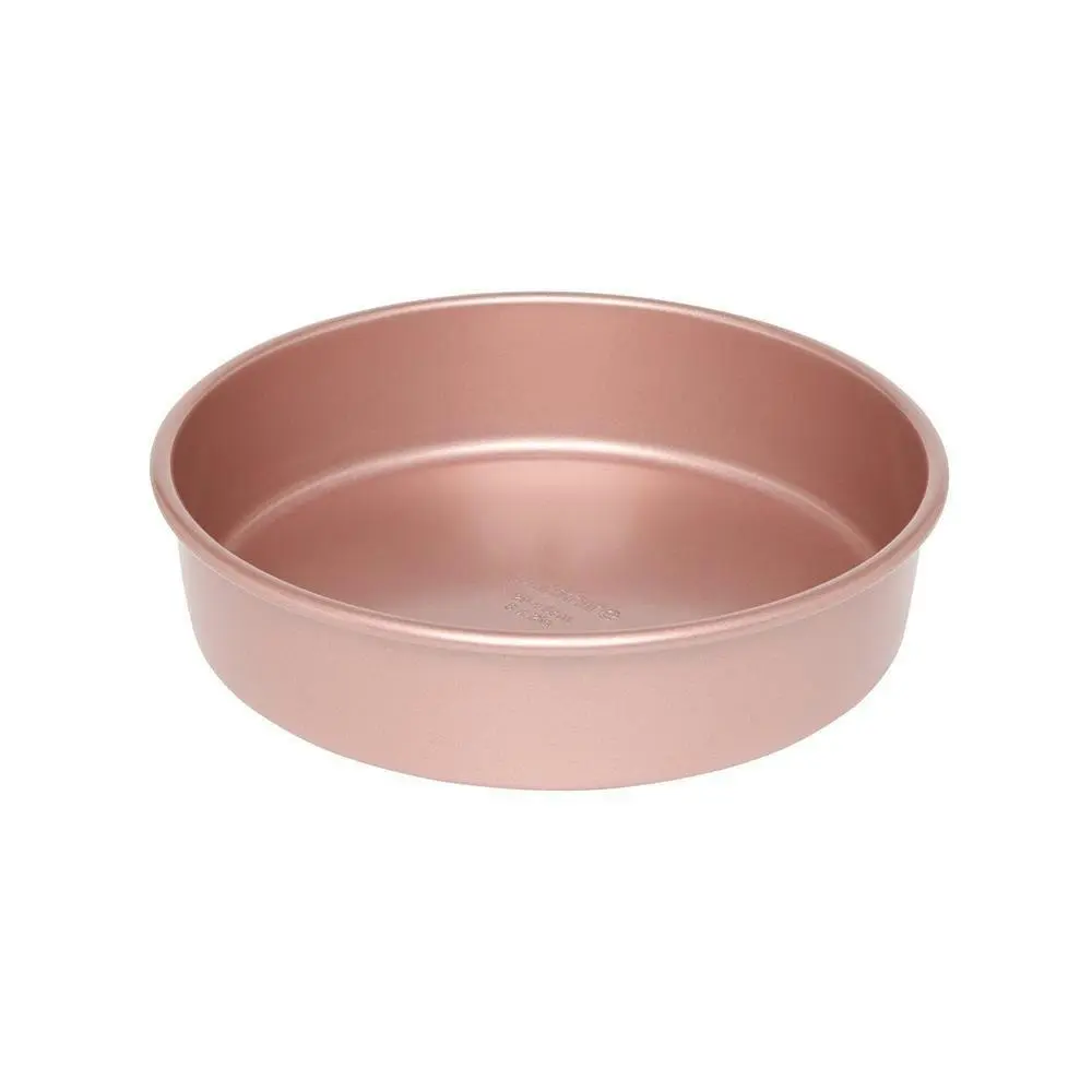 2PK Wiltshire Rose Gold Round Non-Stick Cake Pan Baking Oven Safe Tin 20cm