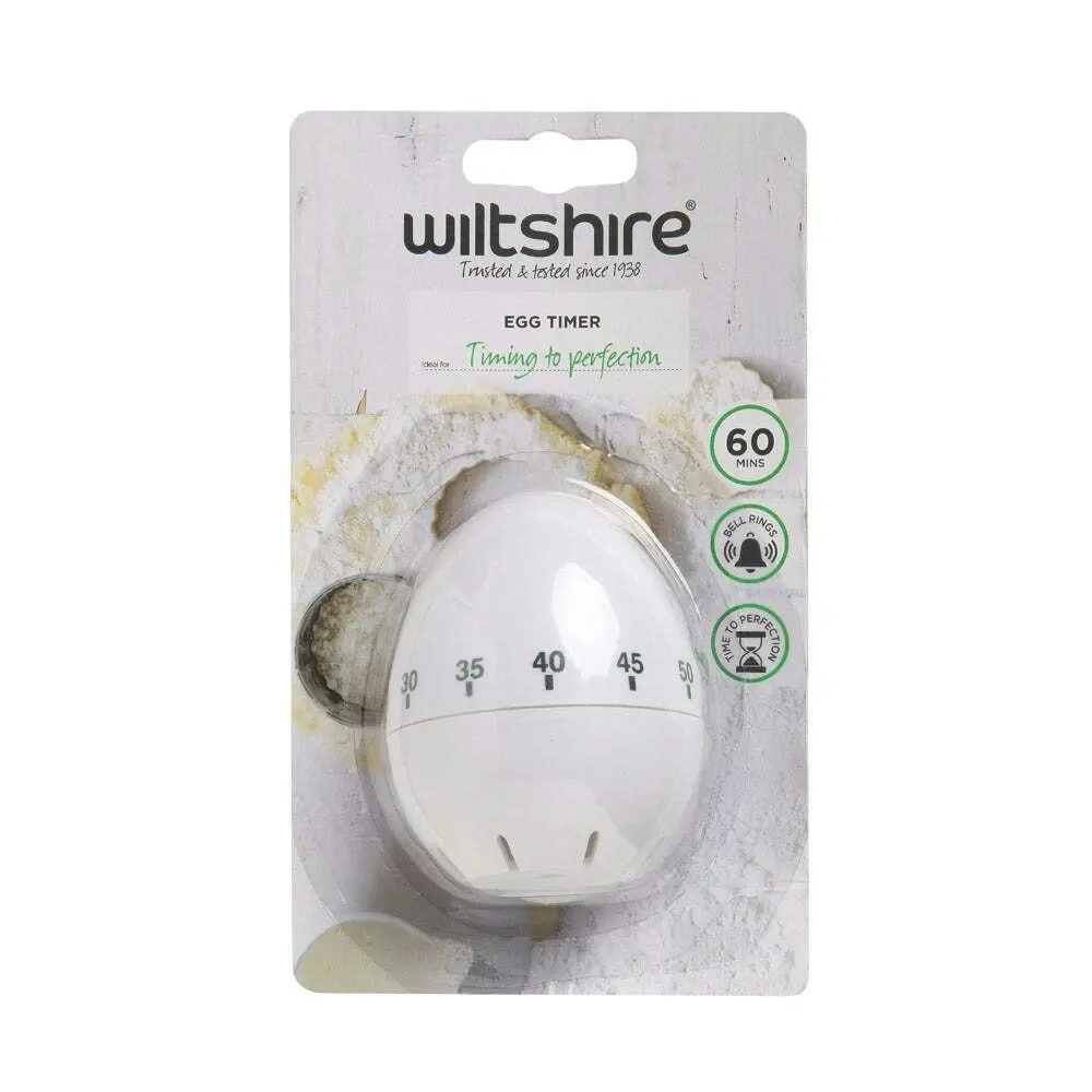 2PK Wiltshire Manual Countdown Egg Cooking Timer w/ Ringing Bell 60 Minutes