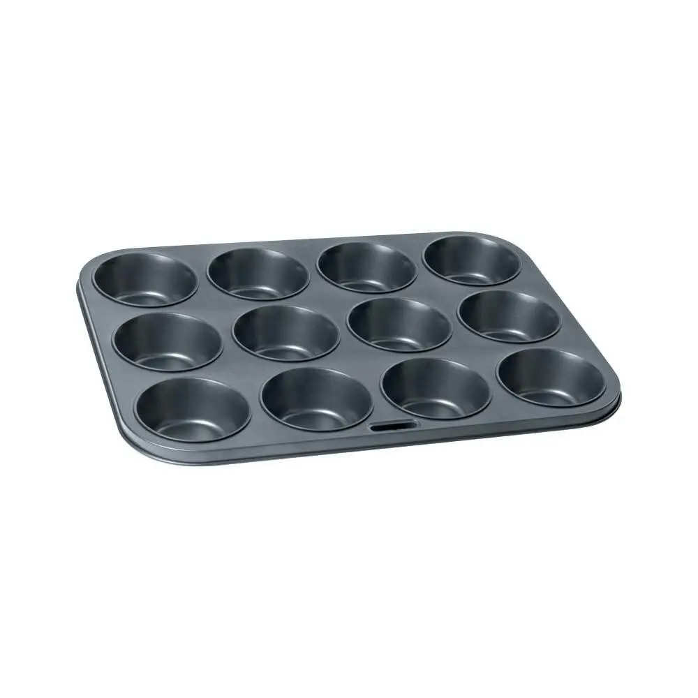 2x Wiltshire Easybake Non-Stick 12 Cup Cupcake/Muffin Pan Baking Tray 7x3cm