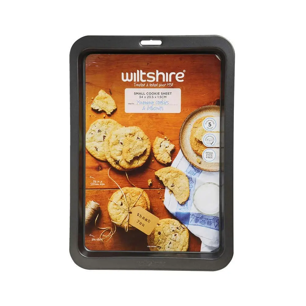 3PK Wiltshire Easybake Non-Stick Cookie Baking Sheet Pan Oven Safe Tray 33.5cm