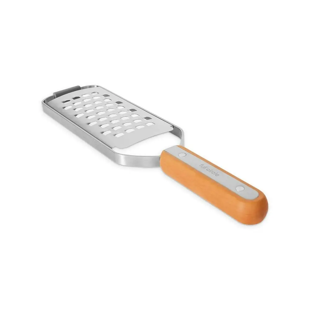 Full Circle Stainless Steel Grater Vegetable Cutter Utensil Brown/Silver