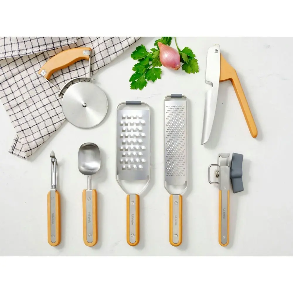 Full Circle Simply The Zest Lime Zester/Grater Stainless Steel Brown/Silver