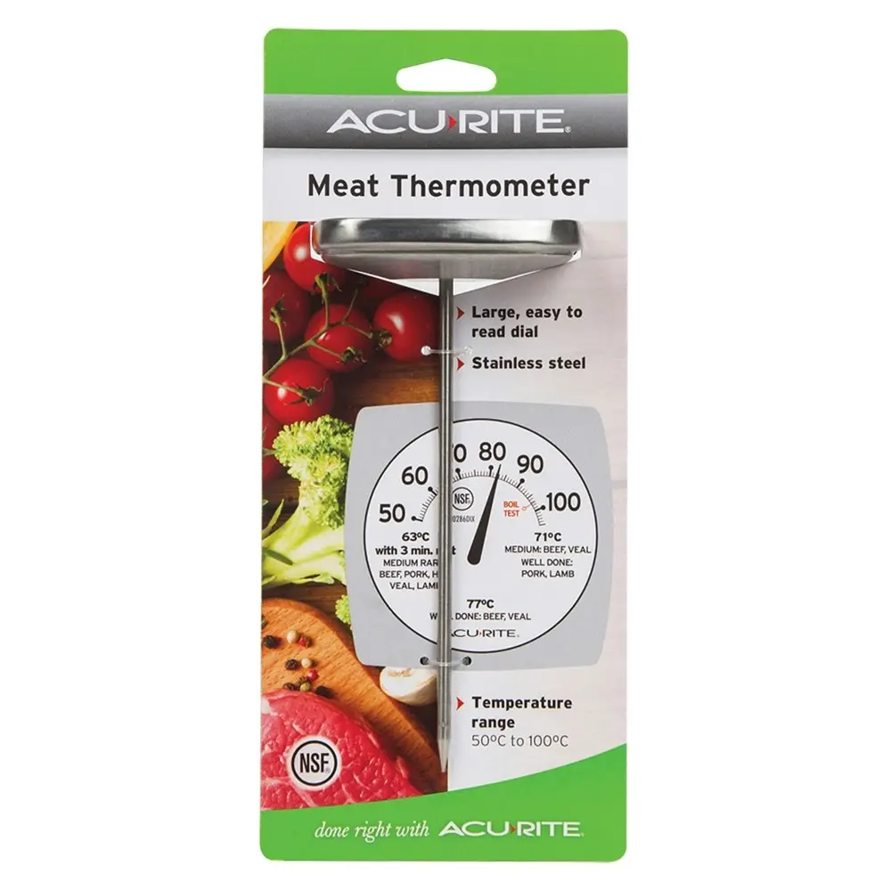 2x AcuRite Gourmet Meat/Food Thermometer Celcius Home Kitchen Cooking Utensil