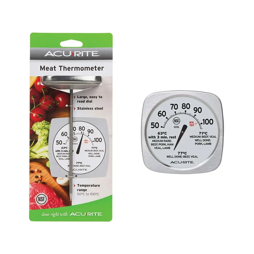 2x AcuRite Gourmet Meat/Food Thermometer Celcius Home Kitchen Cooking Utensil