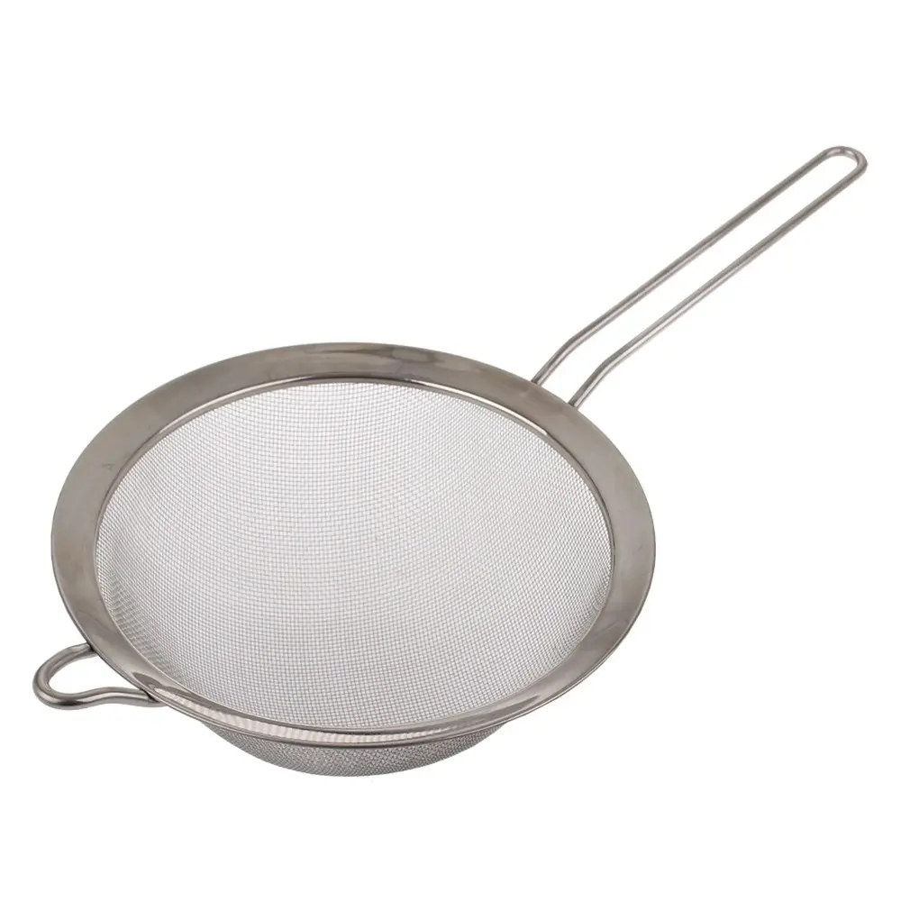 2x Appetito Stainless Steel Mesh Strainer Home Kitchen Cooking Utensil 20cm