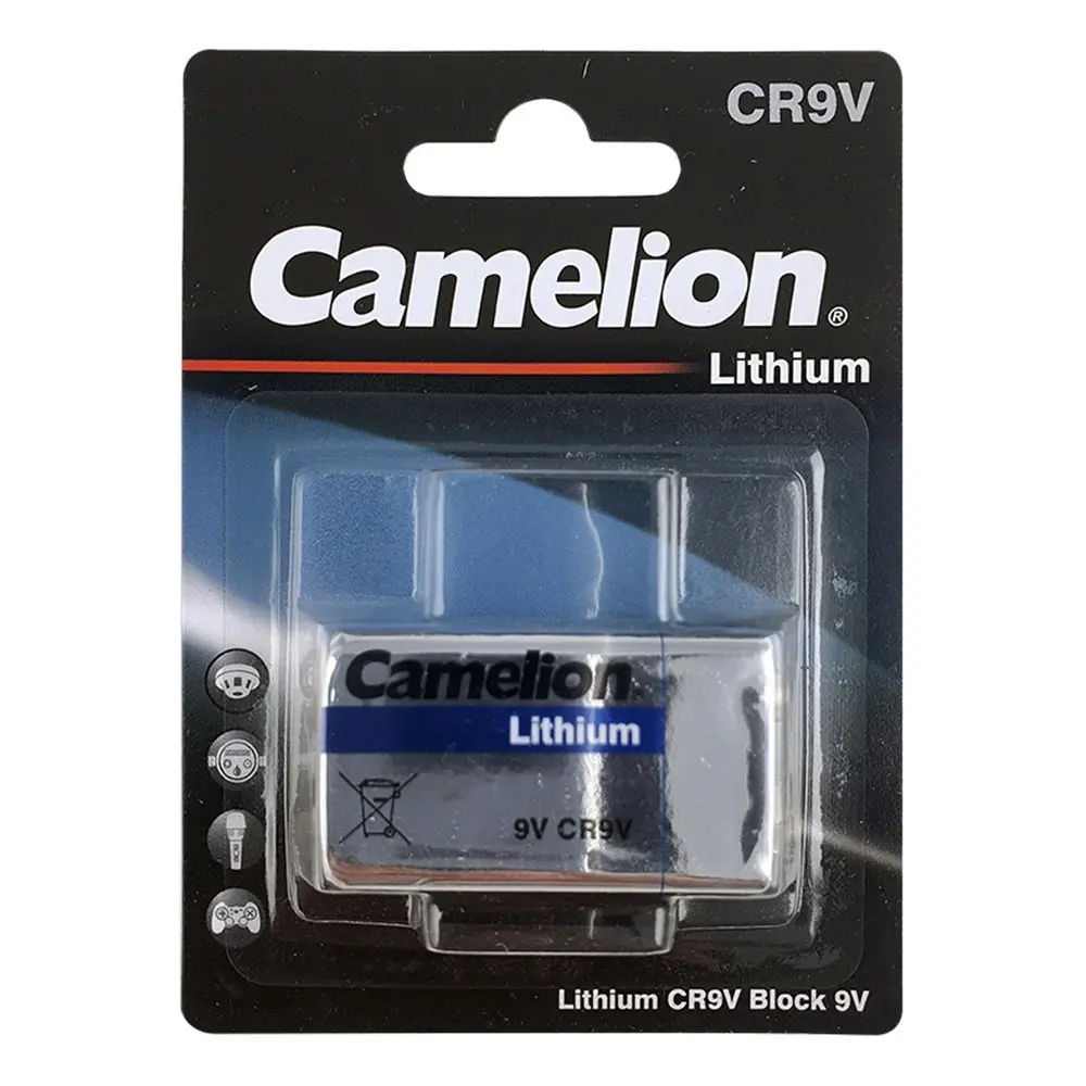 2PK Camelion Lithium 9 Volt High Power Long Lasting Multipurpose Home Battery