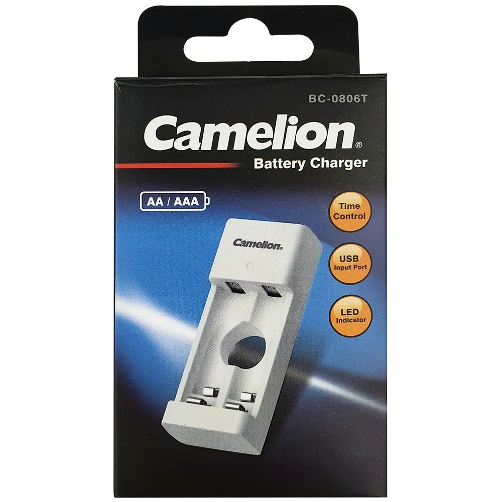 2x Camelion AA & AAA Ni-Cd/Ni-MH Charger for Rechargeable Battery/Batteries