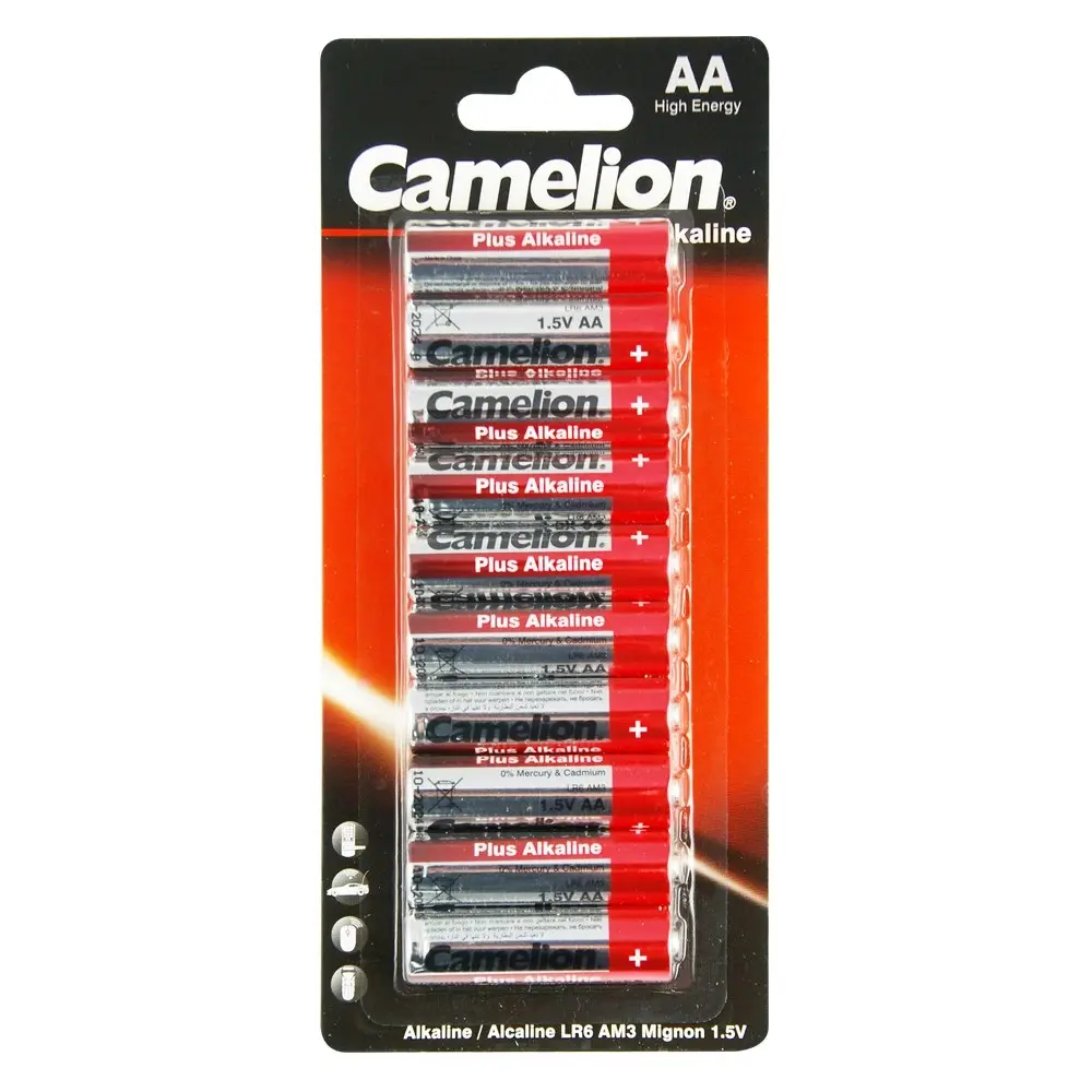 3x 10pc Camelion Alkaline AA LR6 Battery AM3 Mignon 1.5V Cylindrical Batteries