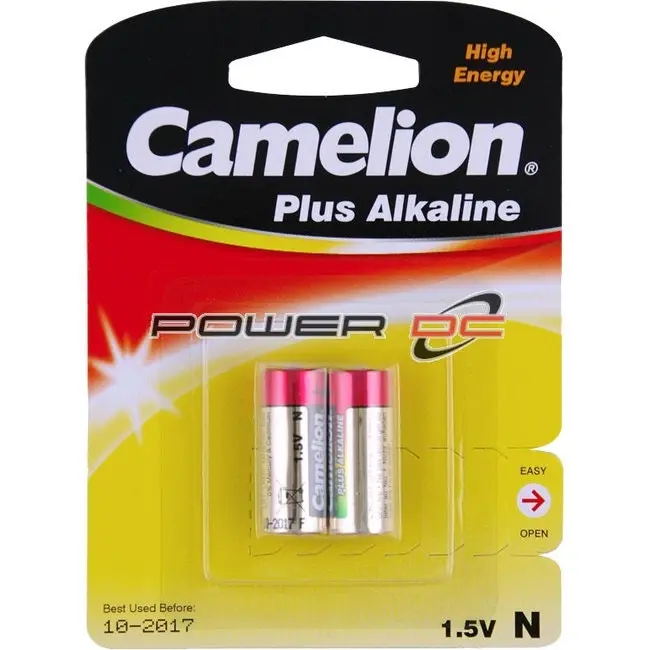 6pc Camelion Plus N Alkaline Battery 1.5V Multi Purpose for Clocks/Toys/Radios