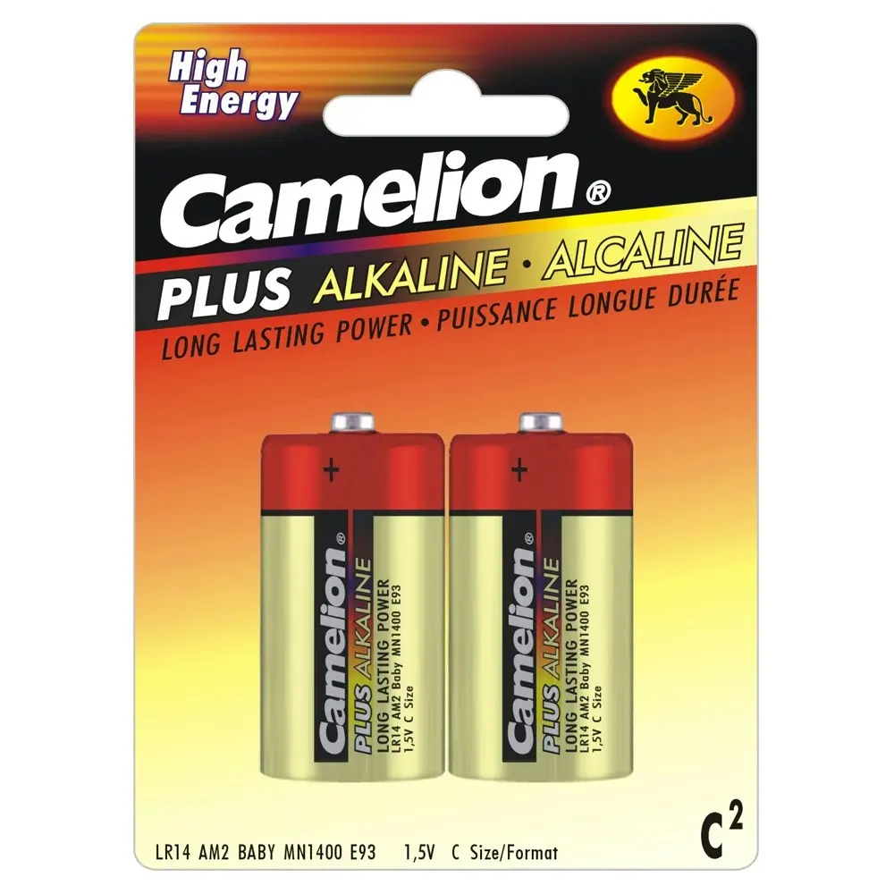 3x 2pc Camelion Alkaline C LR14 AM2 1.5V Battery Cylindrical Power Batteries