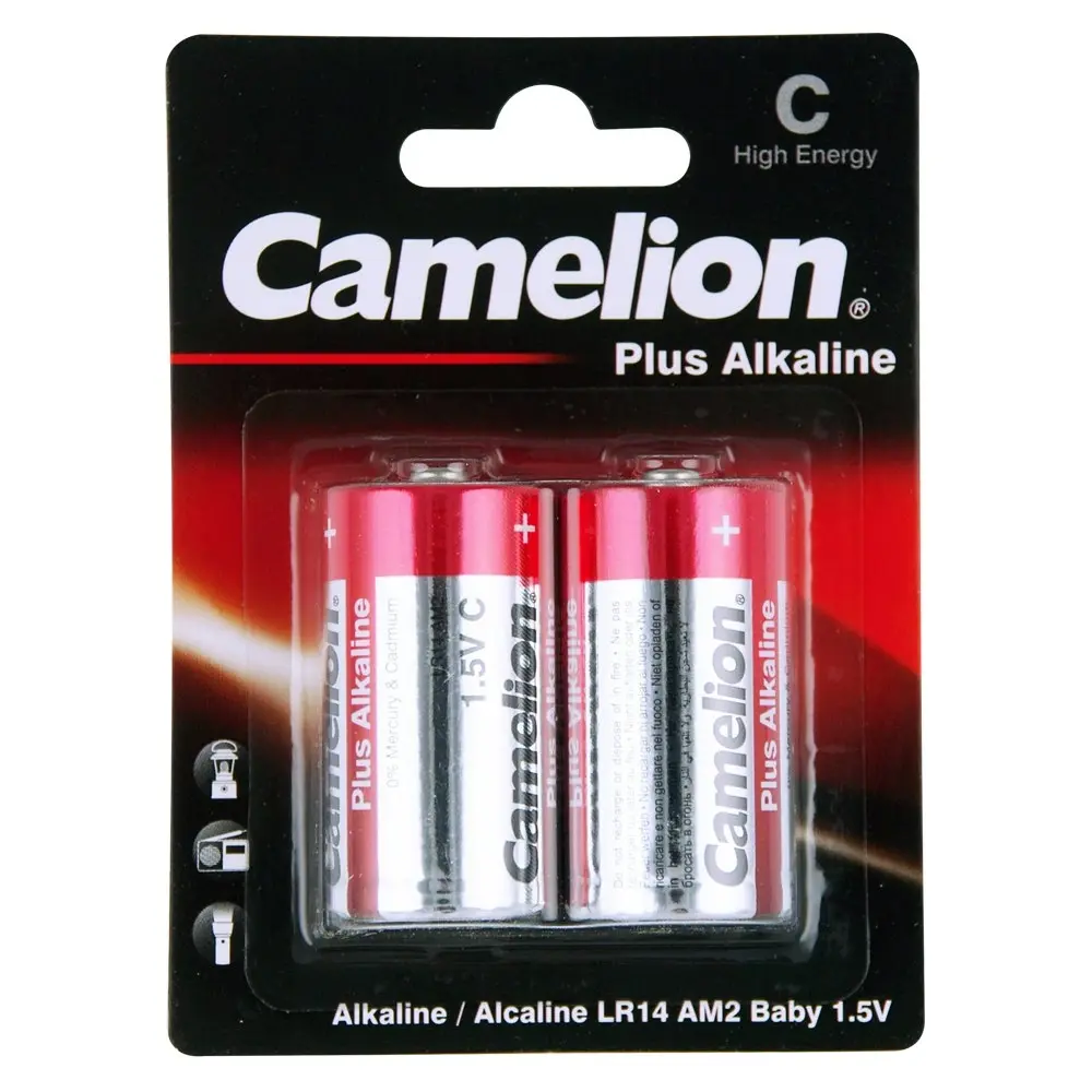 3x 2pc Camelion Alkaline C LR14 AM2 1.5V Battery Cylindrical Power Batteries