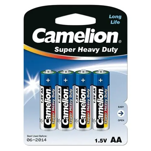 6x 4pc Camelion Super Heavy Duty AA 1.5V Battery Carbon Zinc R6P Power Batteries