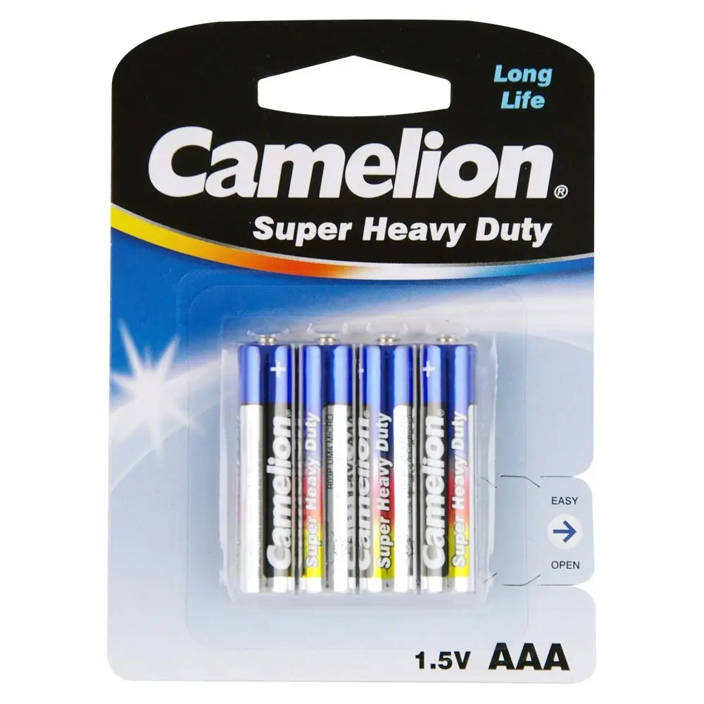 6x 4pc Camelion Super Heavy Duty AAA 1.5V Battery Household Lasting Batteries