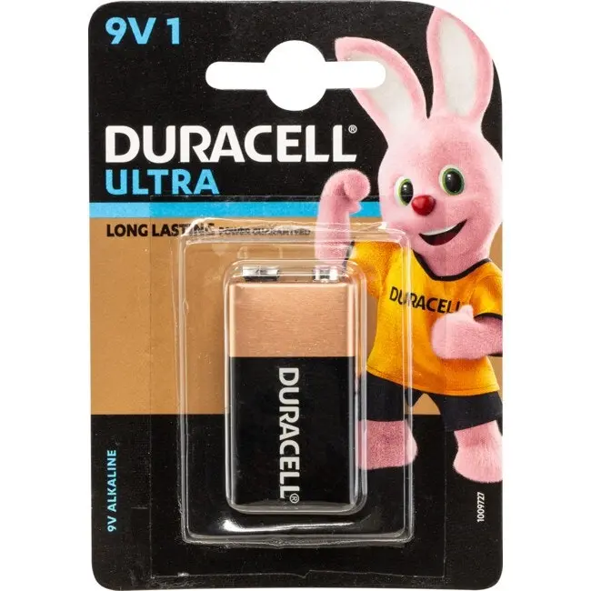 3pc Duracell CopperTop 9V Alkaline Battery Multi Purpose for Clocks/Toys/Radios