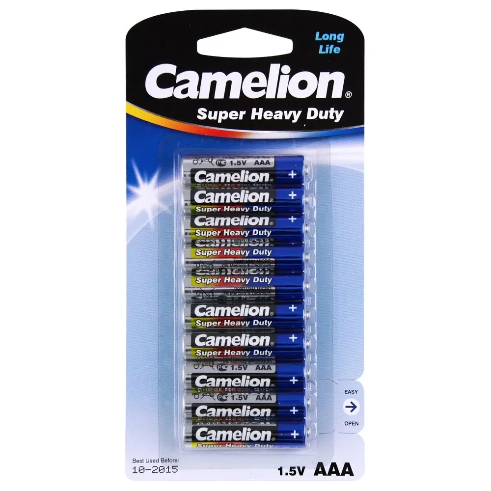 3x 10pc Camelion Super Heavy Duty AAA Battery Pack R03P UM4 Micro Batteries