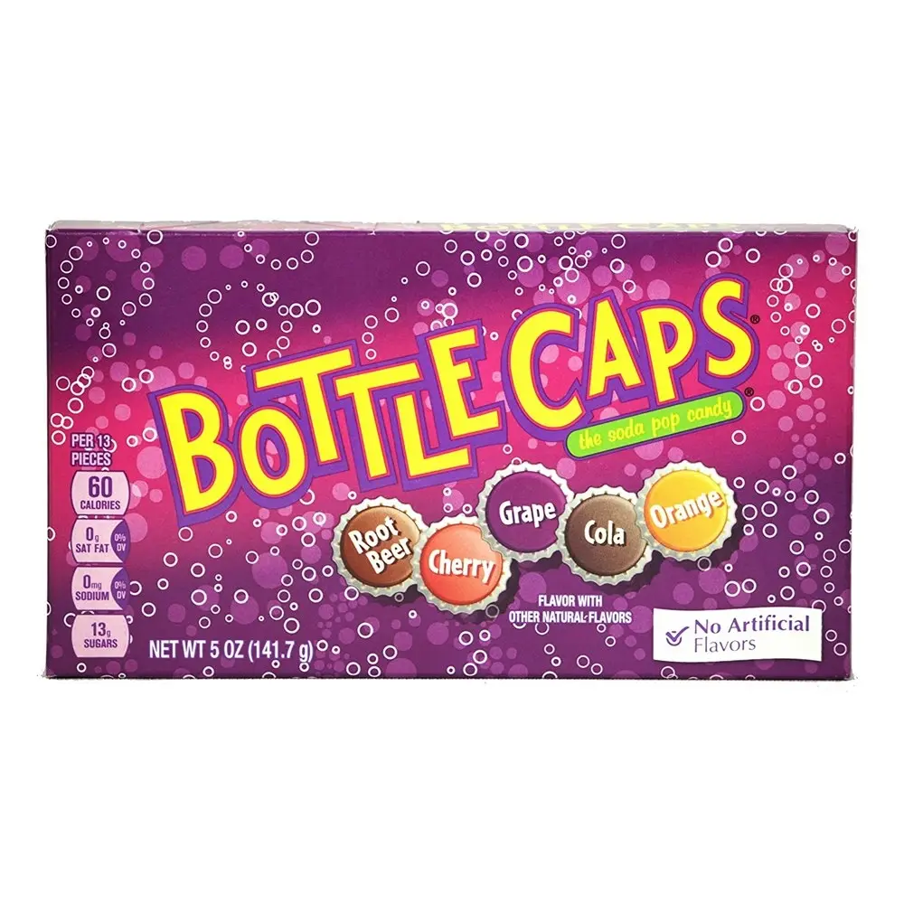 2x Wonka 141g Bottle Caps Theatre Box Soda Pop Assorted Flavours Candy/Candies