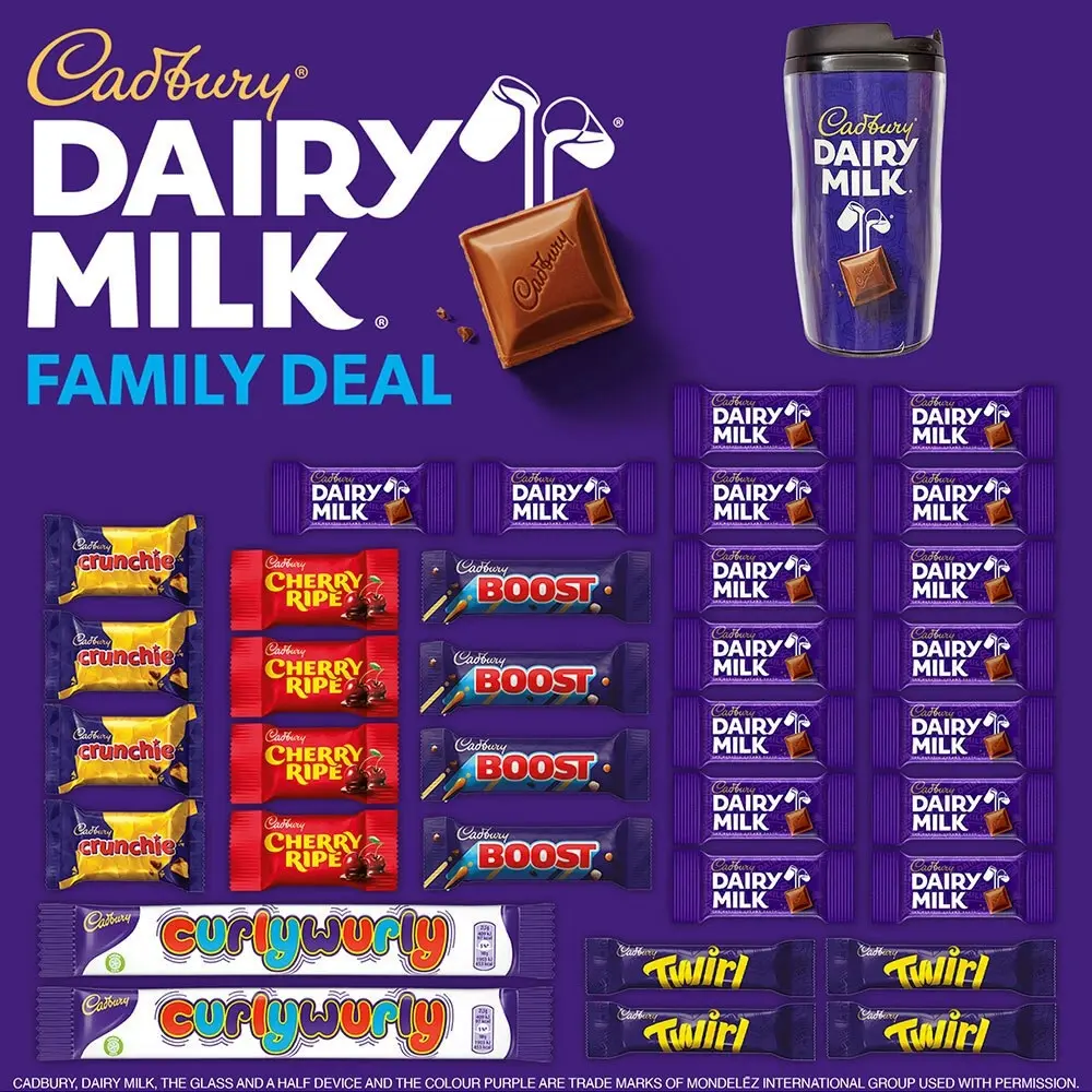 Cadbury Dairy Milk Chocolate Family Deal Variety/Assorted Jumbo Showbag