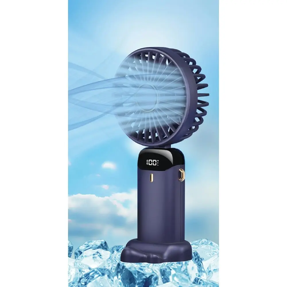 2x Koolmaxx 3 in 1 Rechargable Portable Ultra Adjustable Indoor/Outdoor Fan Blue