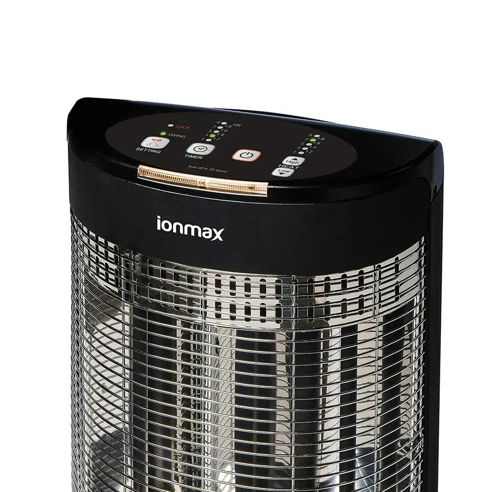 Ionmax Ray Infrared Heater ION801 Efficient Auto Swing w/ Push Button 1200W