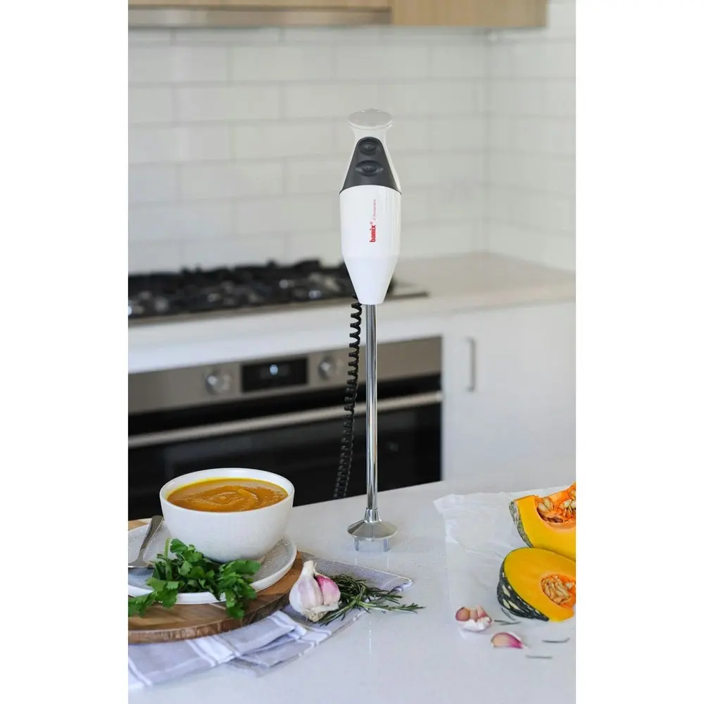 Bamix 350w Stainless Steel Gastro Immersion Handheld Food Blender Light Grey