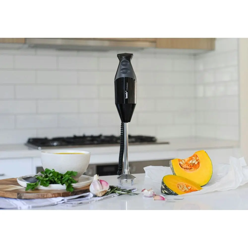 Bamix 200w Stainless Steel Gastro Immersion Handheld Blender Food Chopper Black