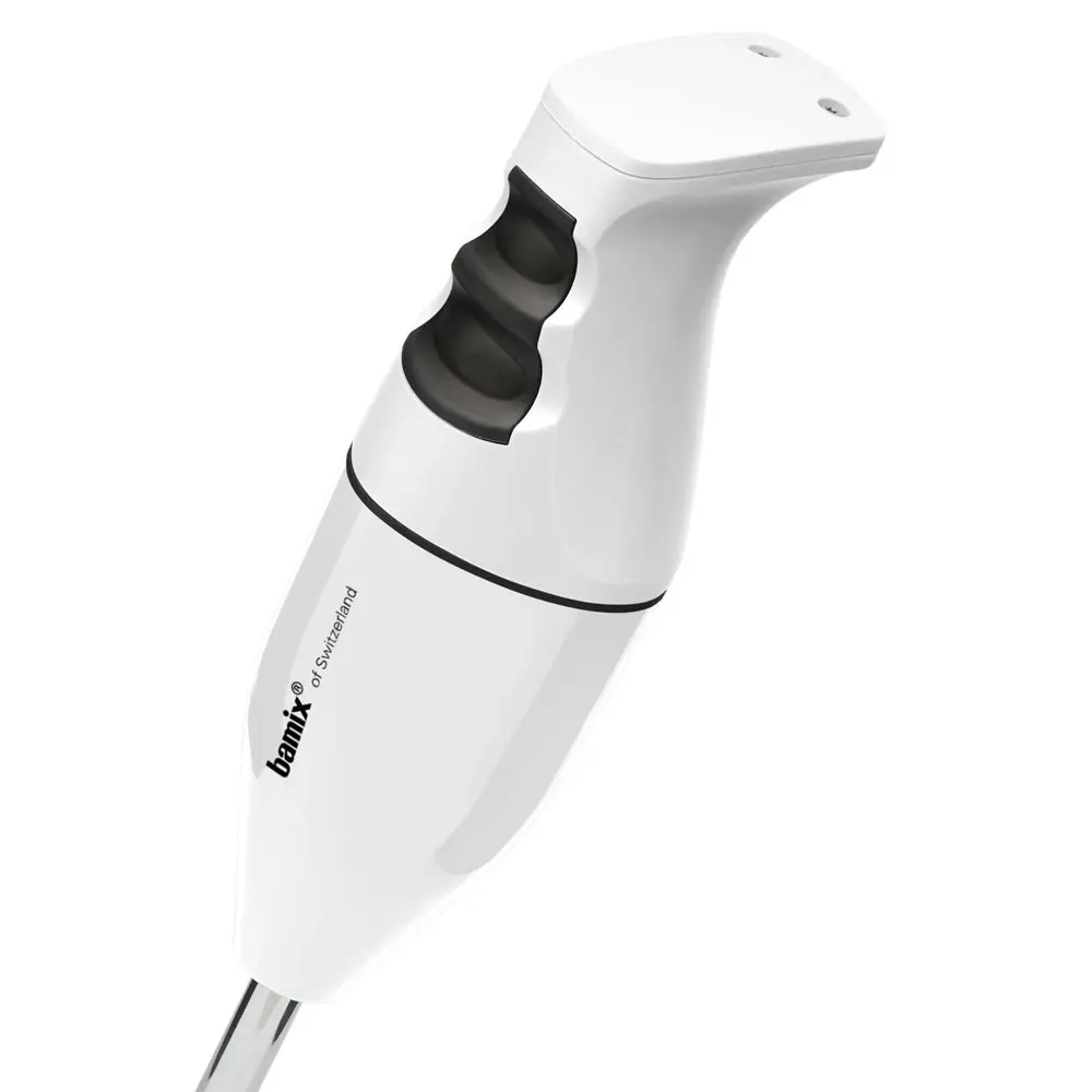 Bamix 140w Stainless Steel Classic Immersion Handheld Blender Food Chopper White