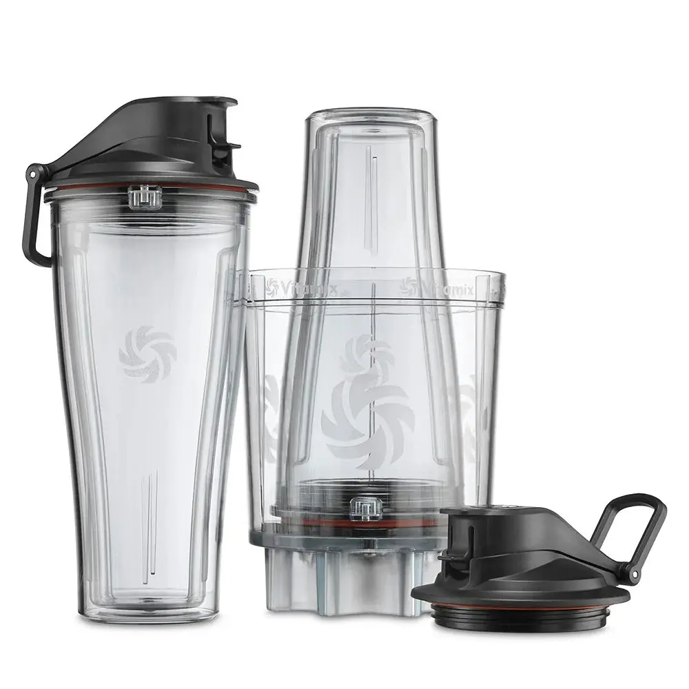 Vitamix New Explorian Series Personal Blender Cup Adapter w/ 2x 600ml Cups