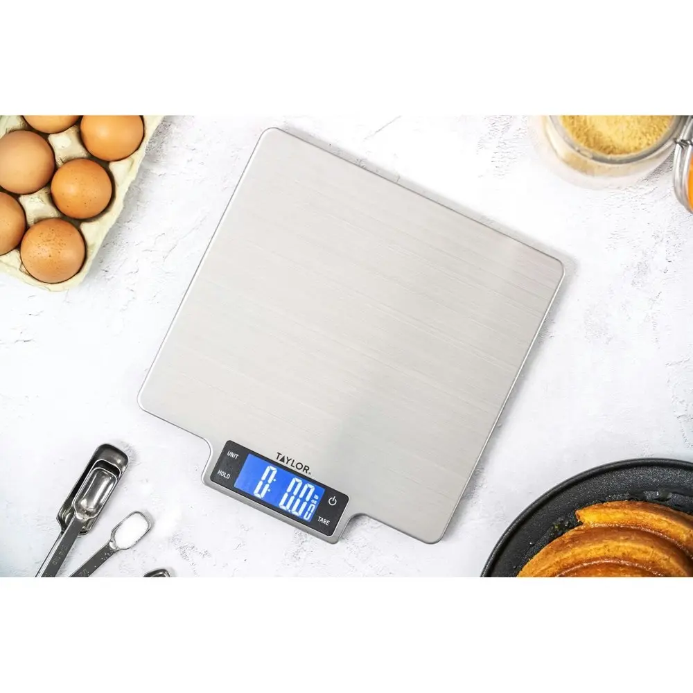 Taylor S/S Digital Weighing Food Measure Kitchen Scale Large Platform 10kg