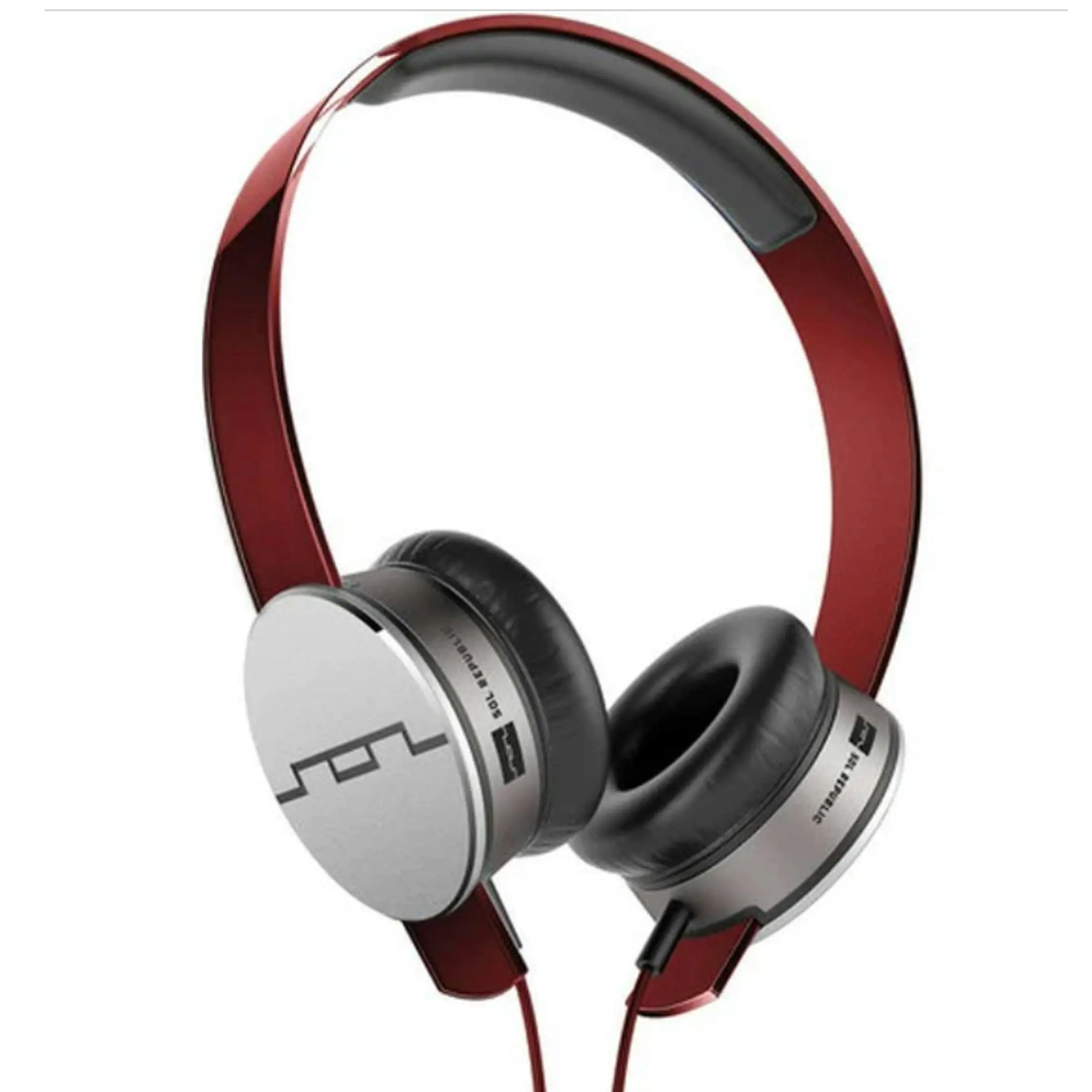 Sol Republic Tracks Hd High Def V10 Headphones On Ear Wired Red