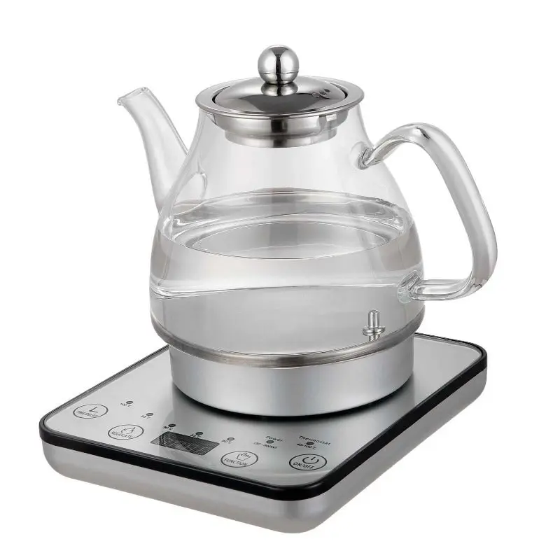 1.2L Digital Glass Kettle W/ Electric Tea Pot & Infuser 800W - One Size