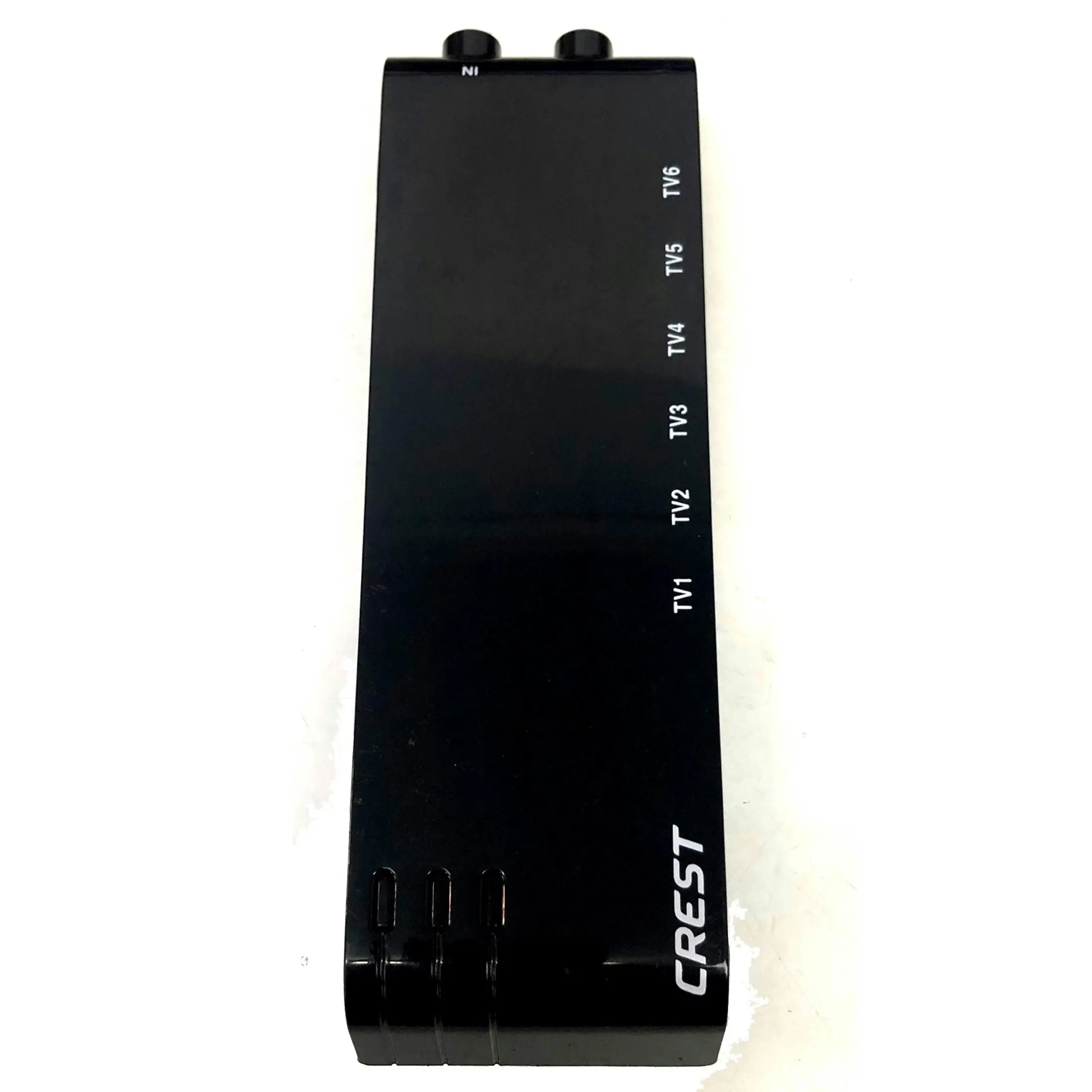 Crest Uhf Vhf Digital Tv Signal Splitter Distributor 6 Outputs - One Size