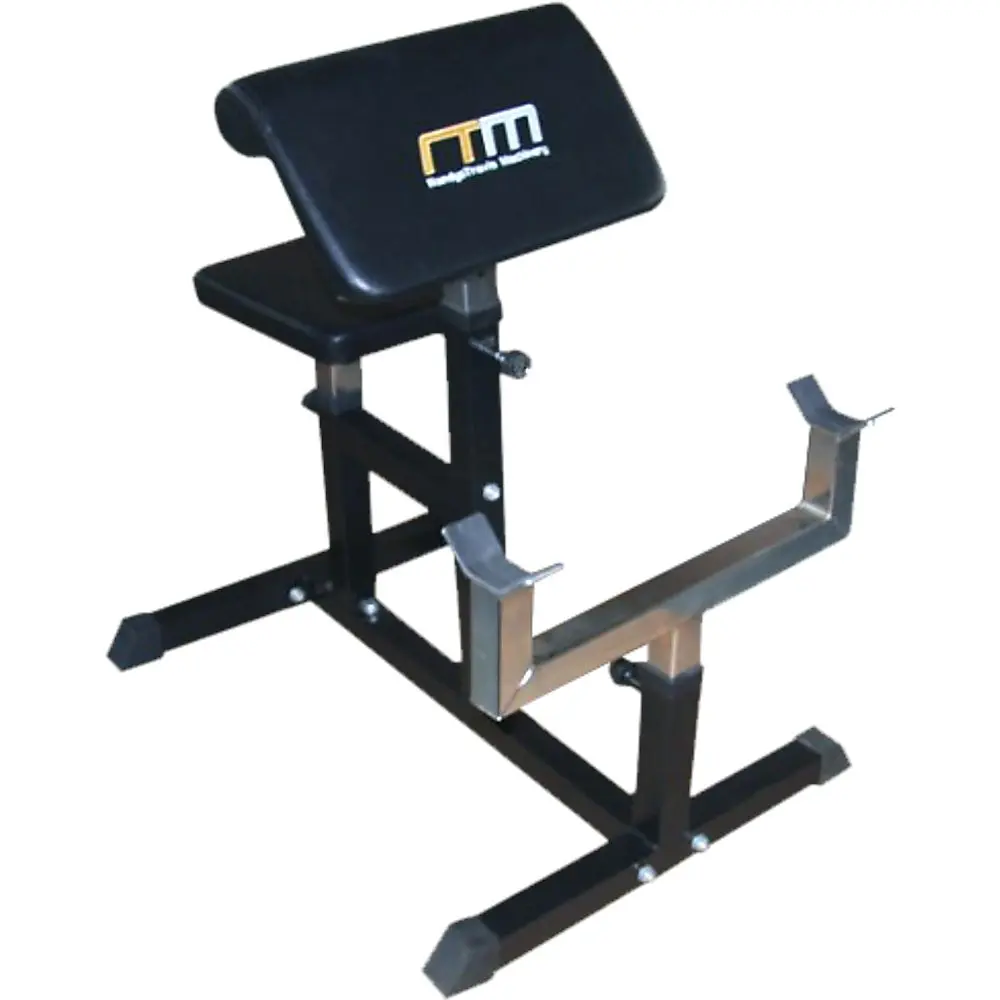 Preacher Curl Bench Weights Commercial Bicep Arms - One Size